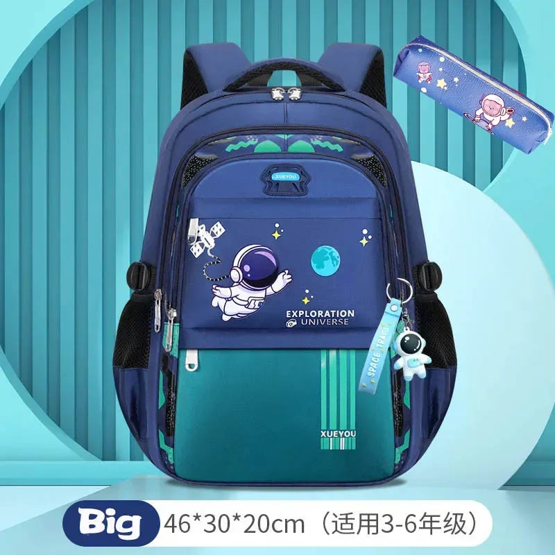 School Bags for Boys Shoulder Backpack Bagutte Children Spinal Protection Light Big Capacity New Astronaut Waterproof Kids