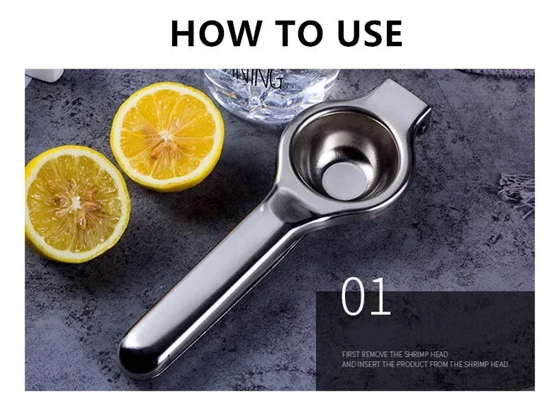 Lemon Squeezer Stainless Steel Manual Juicer Processor Kitchen Accessories Juice Fruit Pressing Citrus Orange Juicer Lemon Press