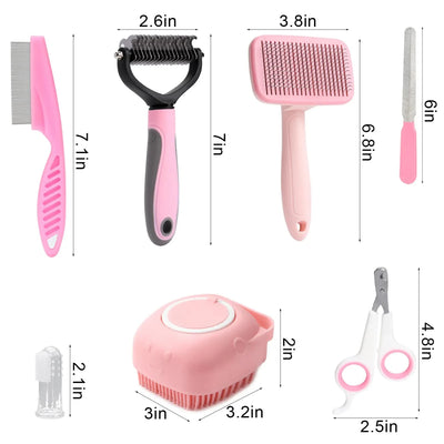 8-Piece Dog Grooming Set