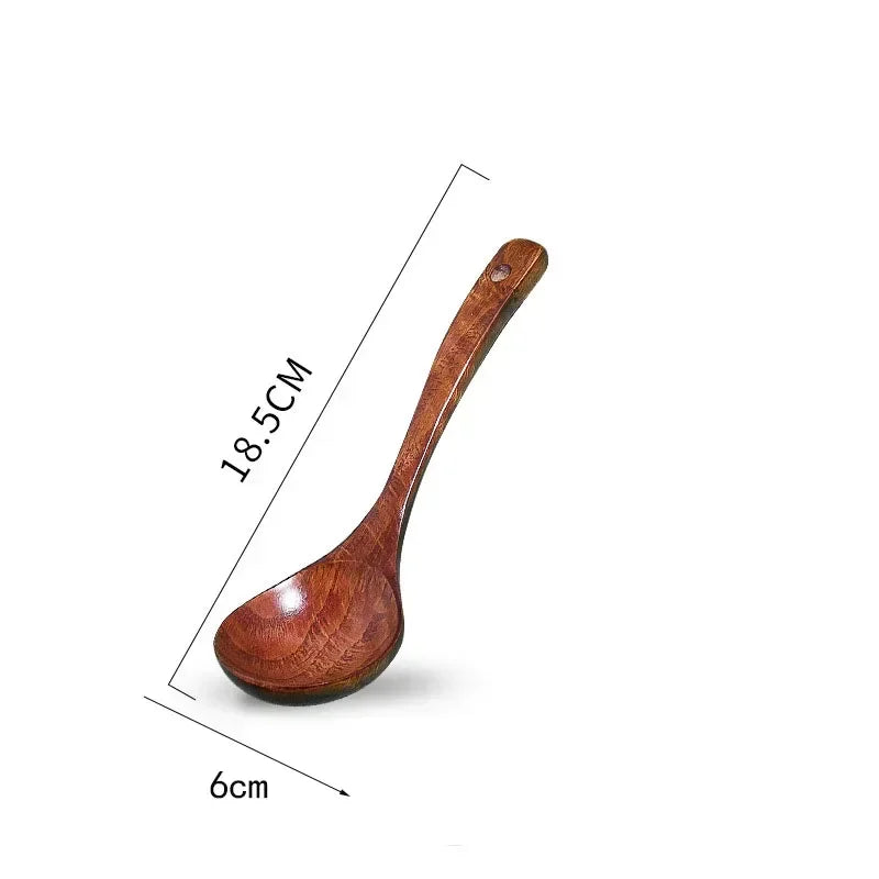Long Handle Wooden Cooking Spoon