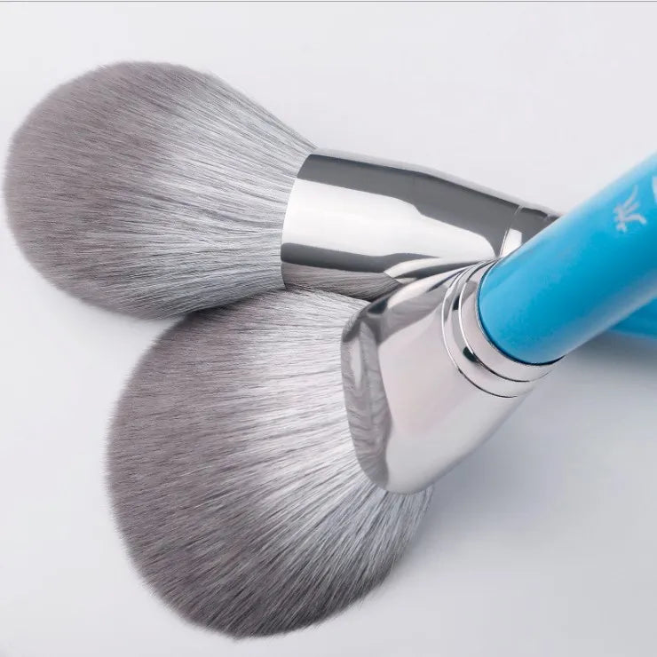 13-Piece Blue Makeup Brush Set
