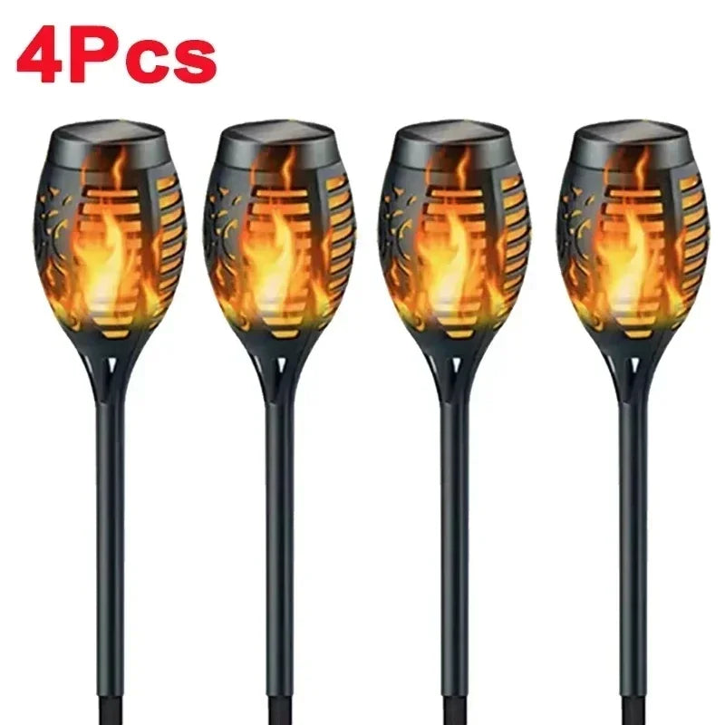 Solar Flame Torch Lights – Waterproof Lamps