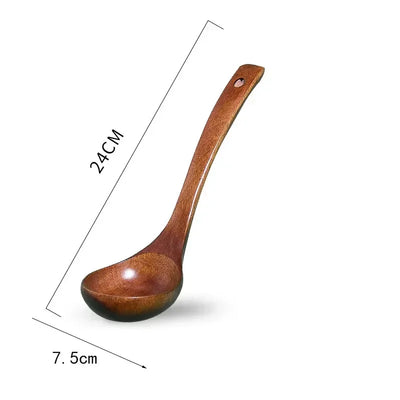 Long Handle Wooden Cooking Spoon