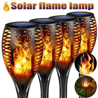 Solar Flame Torch Lights – Waterproof Lamps