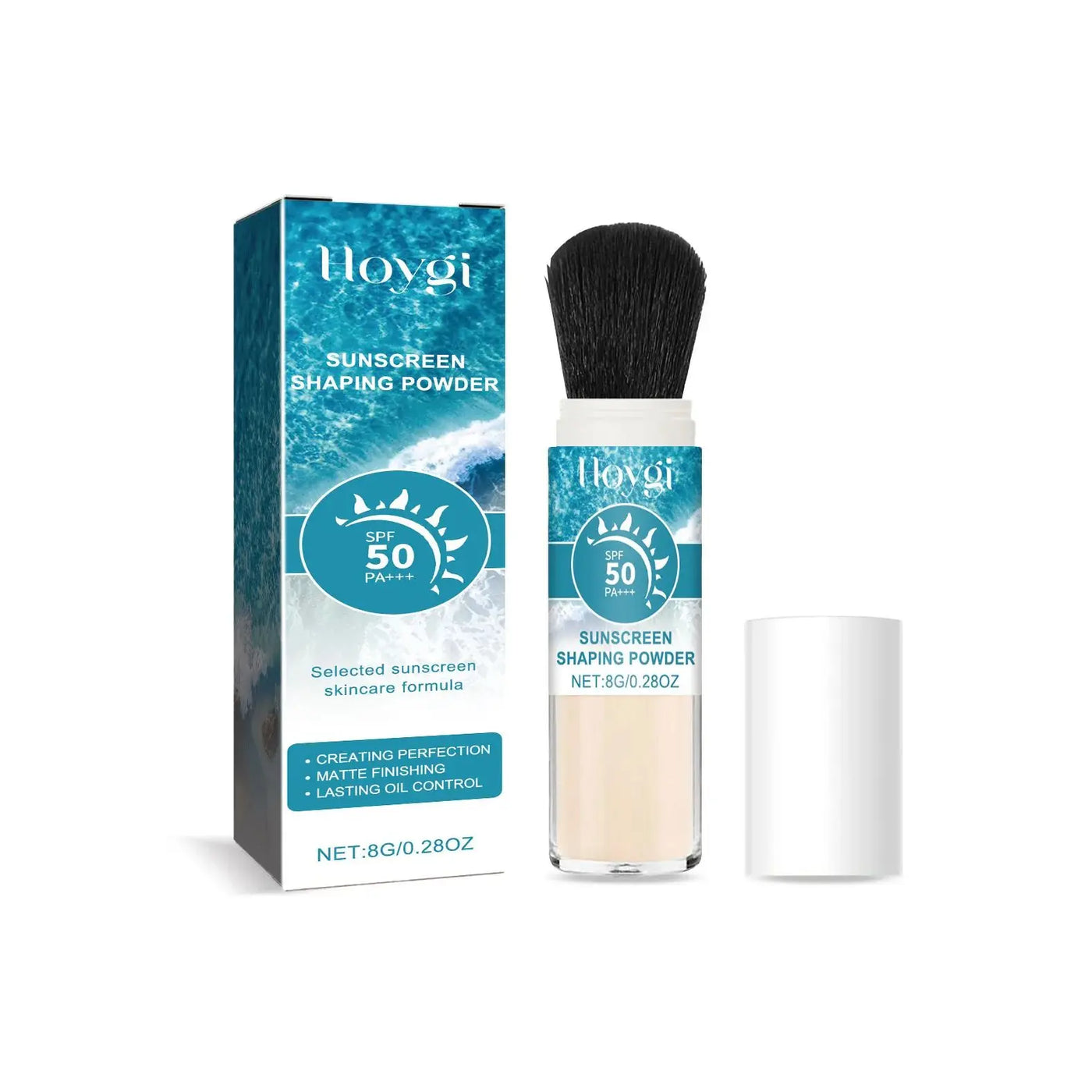 SPF50 Sunscreen Loose Powder Covering Pore Oil Control Translucent Matte Sunblock Waterproof Full Coverage Makeup Setting Powder