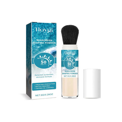 SPF50 Sunscreen Loose Powder Covering Pore Oil Control Translucent Matte Sunblock Waterproof Full Coverage Makeup Setting Powder