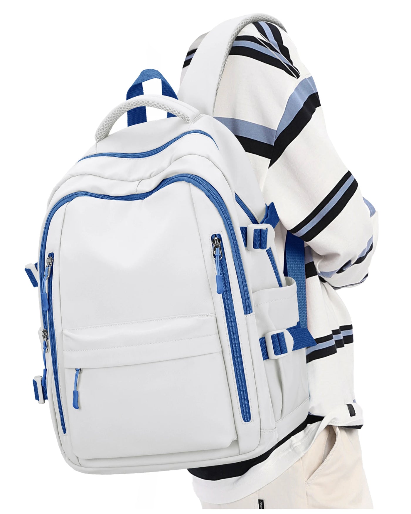 Simple Children Schoolbag Bookbag, High School College Student Black School Backpack for Women, Laptop Bookbag for Girls Boys