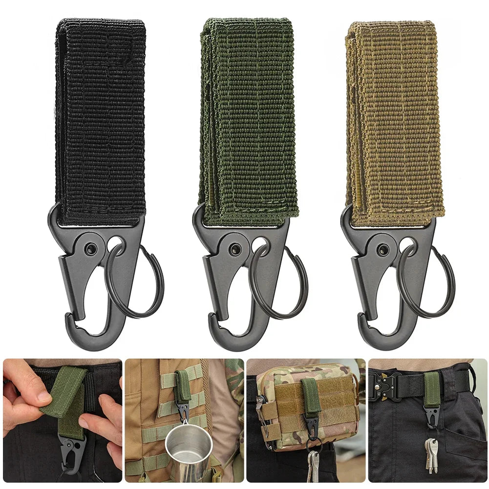 Tactical Nylon Webbing Carabiner