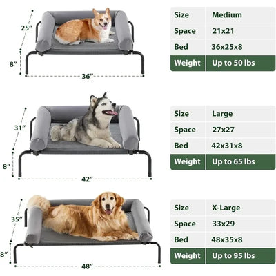 Elevated Cooling Dog Bed