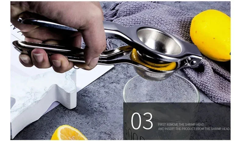 Lemon Squeezer Stainless Steel Manual Juicer Processor Kitchen Accessories Juice Fruit Pressing Citrus Orange Juicer Lemon Press