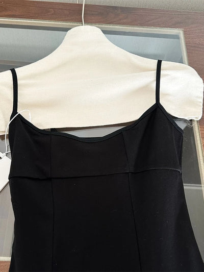 2025 Women Fashion Pleated Ruffle Hem Lace Dresses Sexy Bustier Backless Halter A-Line Dresses Sexy Lady Maxi Beach Party Gowns