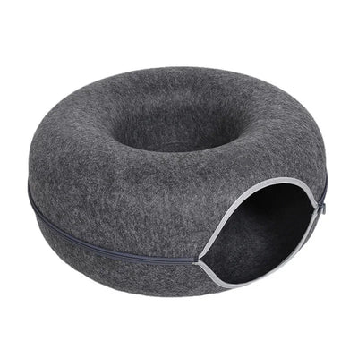 2 Cat Donut Bed & Tunnel