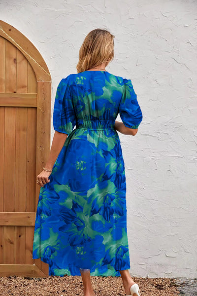 Women Summer Floral Long Dress,Fashion Women's Bohemian Dresses,Woman Clothing,Woman Clothes,Sundress,New In Dress 2025