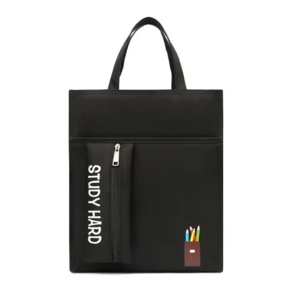 Shopping Bag Student Tutorial Bags Portable Travel Bag Children Art Bag Large Capacity Multi-functional School Information Bag