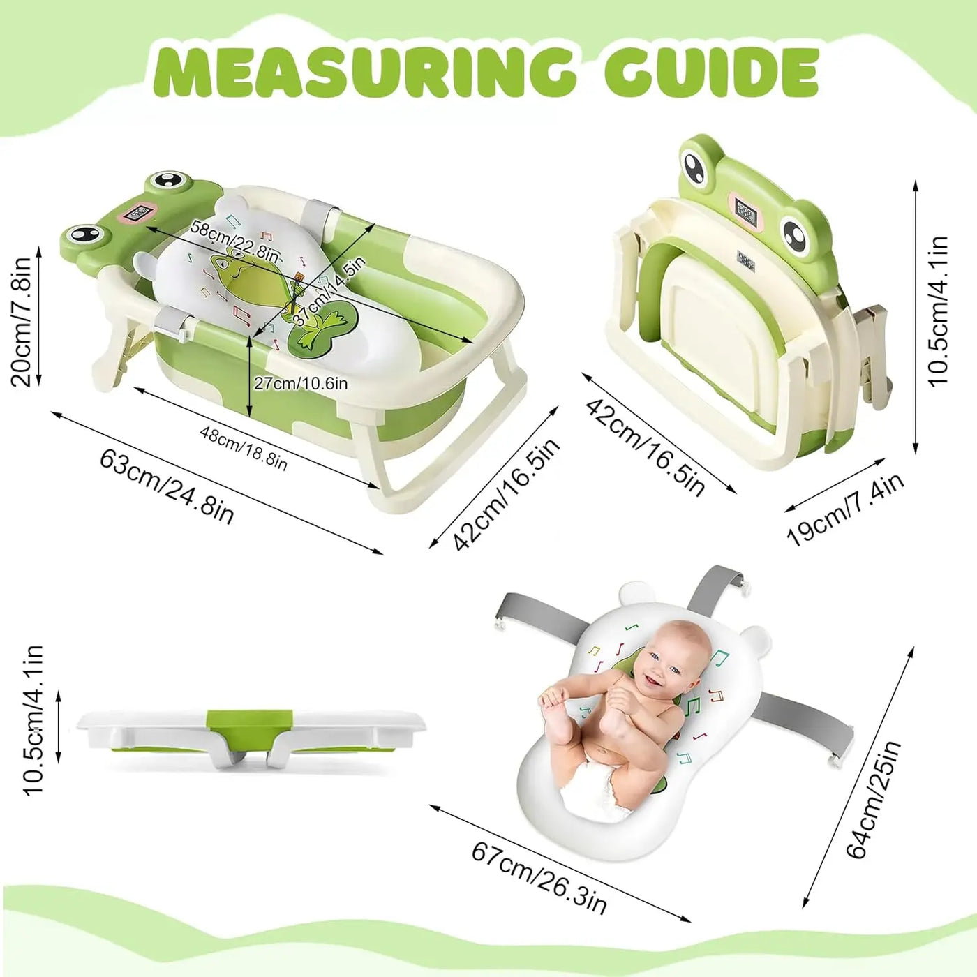 Foldable Baby Bath Tub