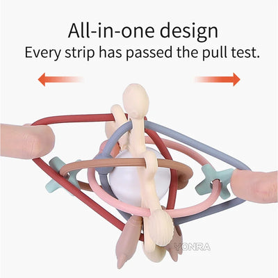 Silicone Rattle Sensory Teether Ball  Toy