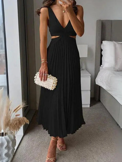 summer dress 2025 vestidos para mujer fashion hollow out dress sexy dresses party dress suspenders long dresses for woman