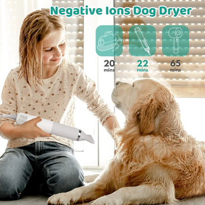 Portable Dog Temperature & Grooming Brush