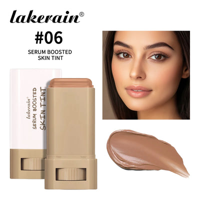 Stick Foundation Balm Serum Boosted Skin Tint Foundation Stick Smooth Plumper Hight Coverage Travel Bronze Foundation Stick Make