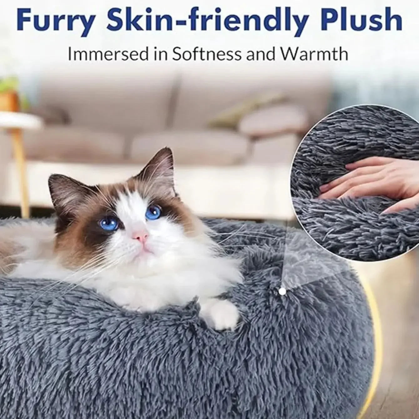 Super Soft Round Dog Bed