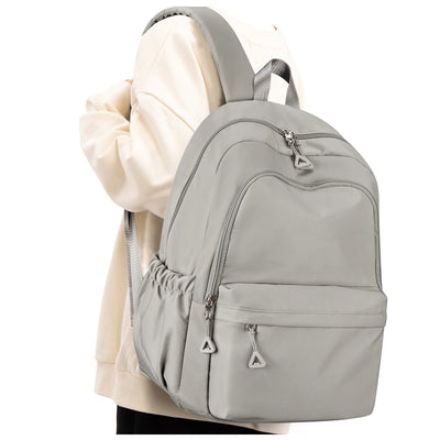 School bag, preppy, cute, light, large capacity, simple, backpack, junior high school students, college students commuting bag
