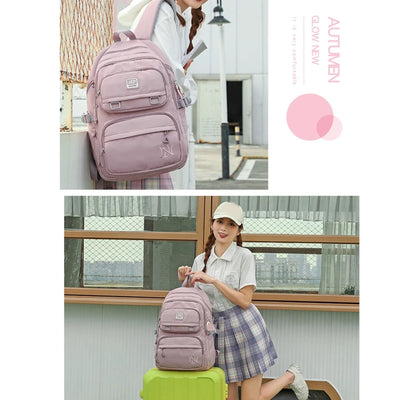 Backpack School Bag Girl Back Pack For Children Kid Child Teenager Female Class Schoolbag Primary Women Bagpack Teen Bookbag Kit