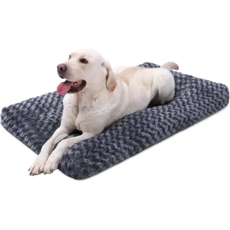 Deluxe Washable Plush Dog Bed