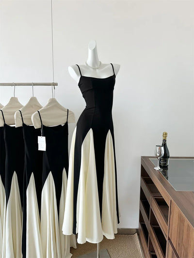 2025 Women Fashion Pleated Ruffle Hem Lace Dresses Sexy Bustier Backless Halter A-Line Dresses Sexy Lady Maxi Beach Party Gowns