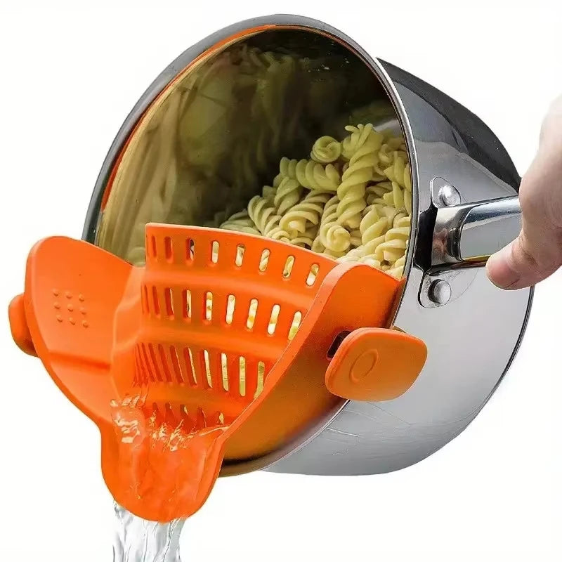 Vegetables Silicone Clip-On Strainer