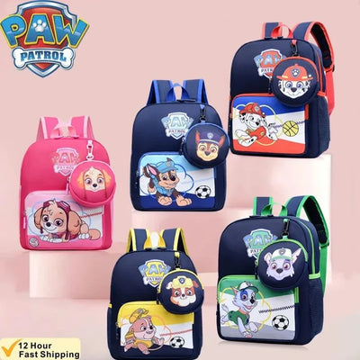 PAW Patrol Backpack School Bag Large Capacity Waterproof School Bag Cartoon Cute School Bag Kids Gifts