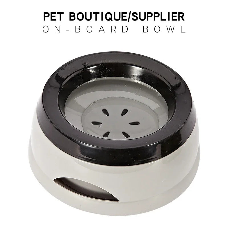 Floating No-Spill  Dog Bowl