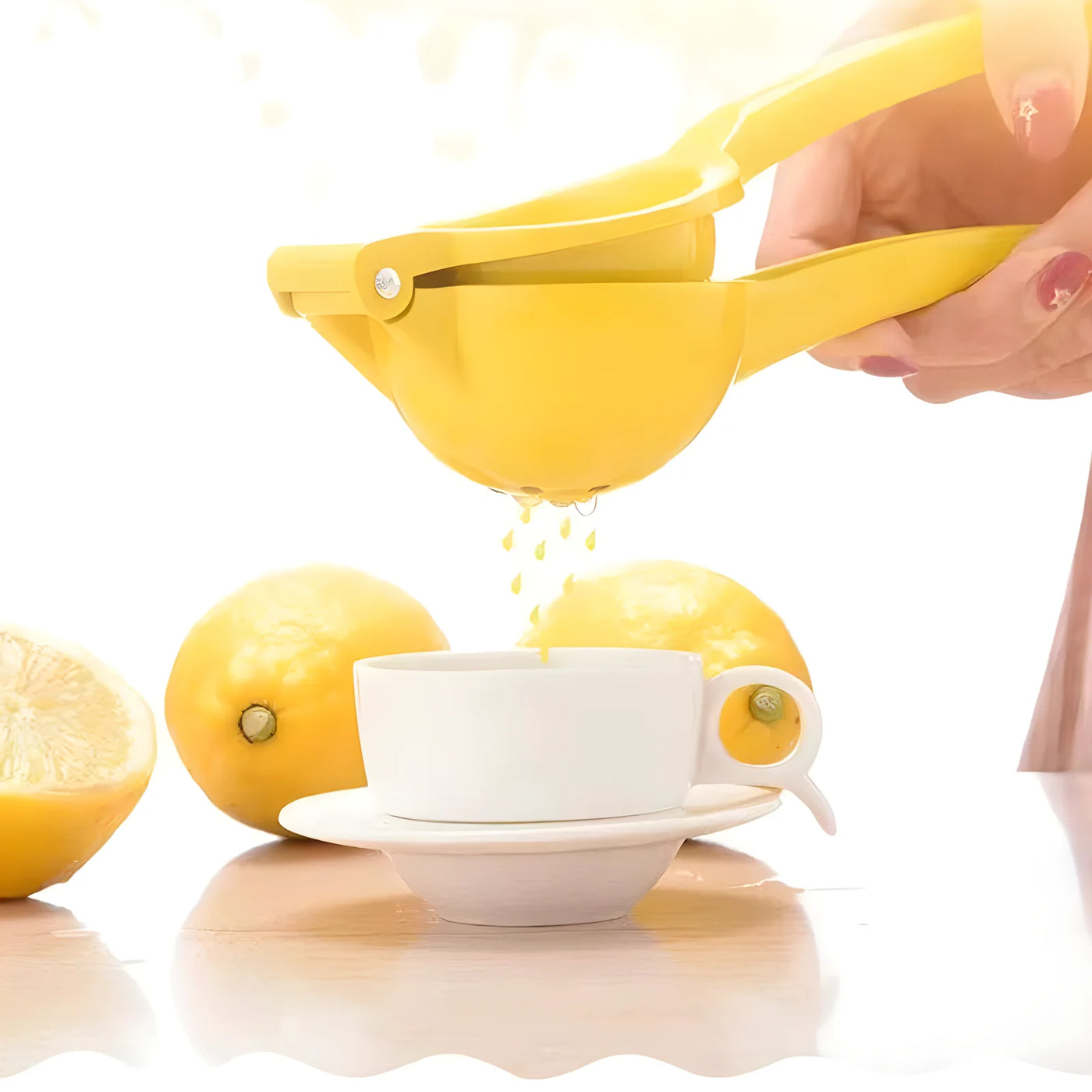 2 In 1 Kitchen Manual Lemon Squeezer Aluminum Orange Juicer Fruit Press Clamp Tools Multi-Function Food Clamp Accessories