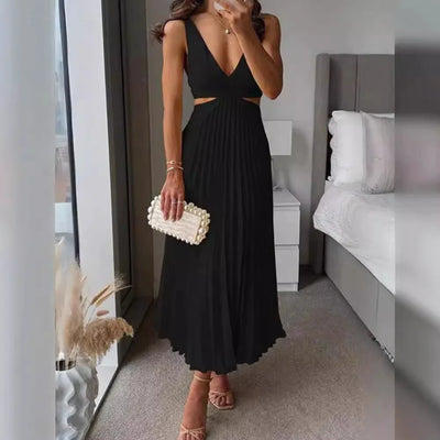 summer dress 2025 vestidos para mujer fashion hollow out dress sexy dresses party dress suspenders long dresses for woman