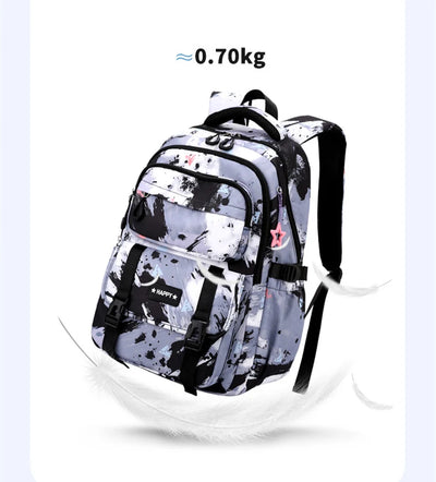 Middle School Student Backpack Children Set School Bags for Girls Kids Schoolbags Waterproof Book Bag With Lunch Bag Pencil case