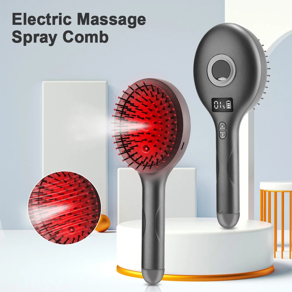 Hair Care Spray & Red Light Massage Comb