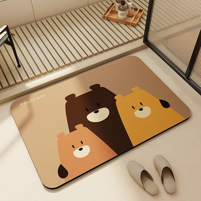 Super Absorbent Bathroom Rug Bath Mat