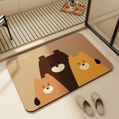 Super Absorbent Bathroom Rug Bath Mat