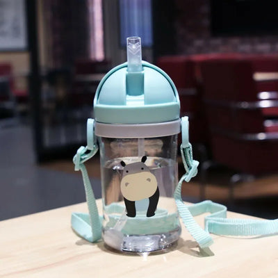 350ml Kids Straw Drinking Bottle