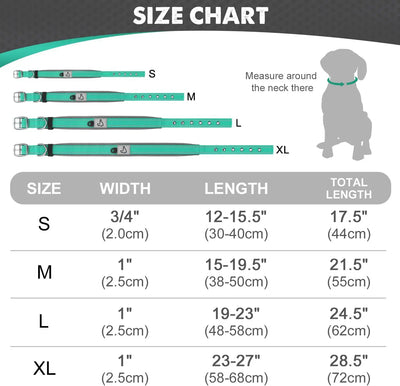 Padded Reflective Dog Collar