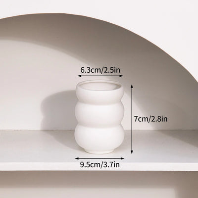 Nordic White Flower Vase