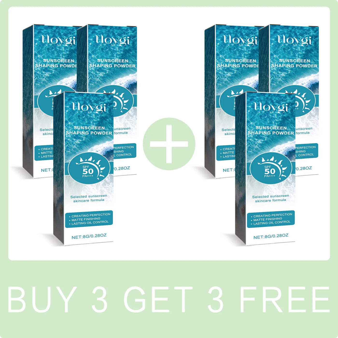 SPF50 Sunscreen Loose Powder Covering Pore Oil Control Translucent Matte Sunblock Waterproof Full Coverage Makeup Setting Powder