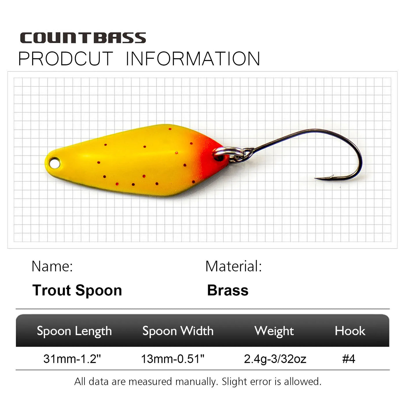 Trout Fishing Spoon Lures Baits