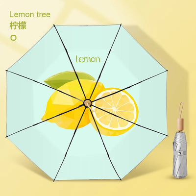 Sun Umbrella UV Protection Sunblock Double Sunshade Umbrella Both Rain and Shine Vinyl Umbrella