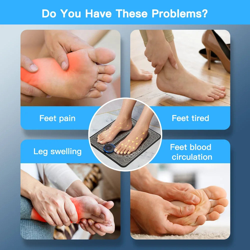 EMS Electric Foot Massager Pads