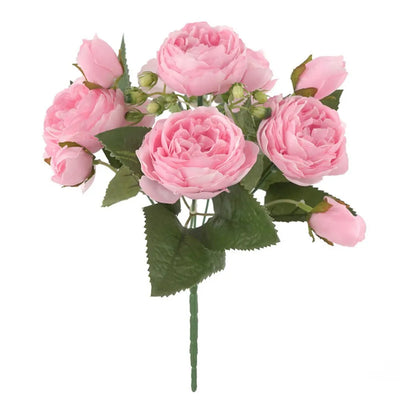 30CM Fake Roses Silk Peony Flower
