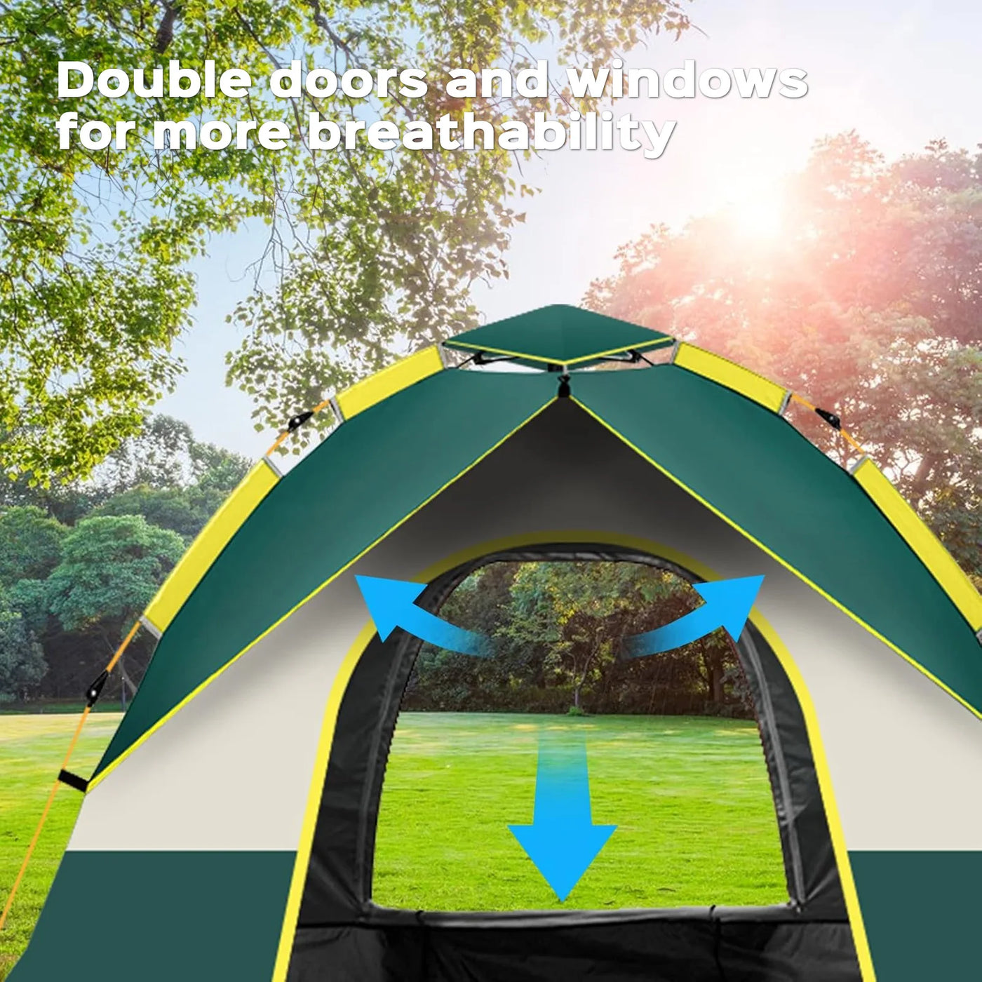 Quick-Opening 2-Person Camping Tent