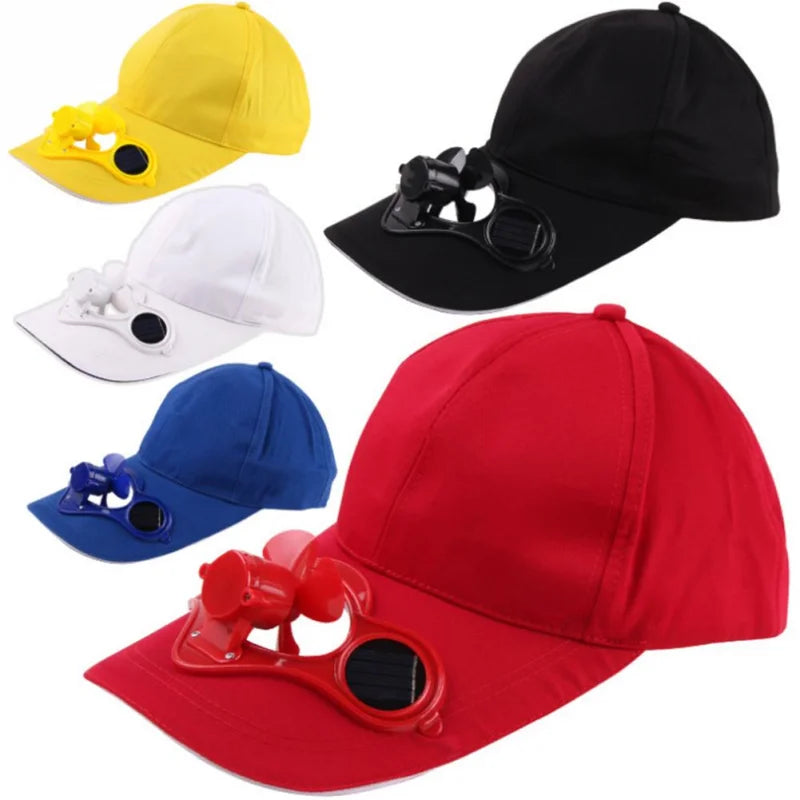 Solar-Powered Cooling Sports Baseball Cap