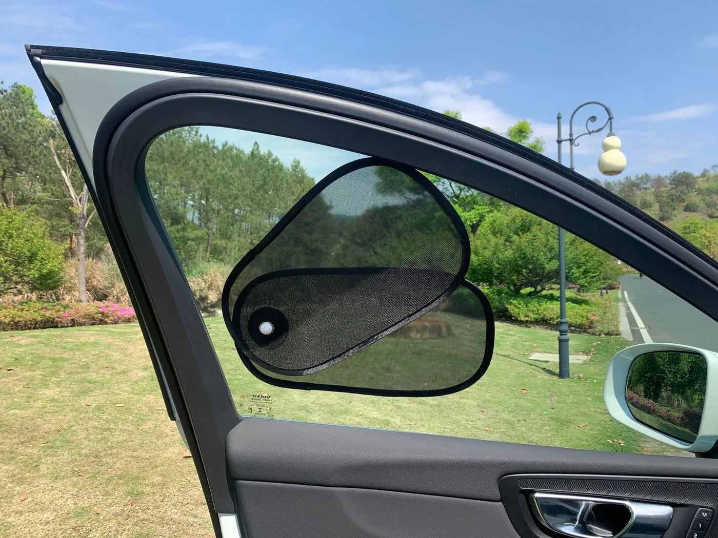 Car Side Window Adjustable Sunshade Sunscreen Cooling Does Not Block The Line of Sight Durable Sun Protection Black Sun Visor