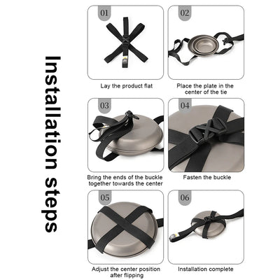Adjustable Camping Tableware Strap