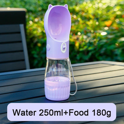 2-in-1 Portable Dog Water Bottl
